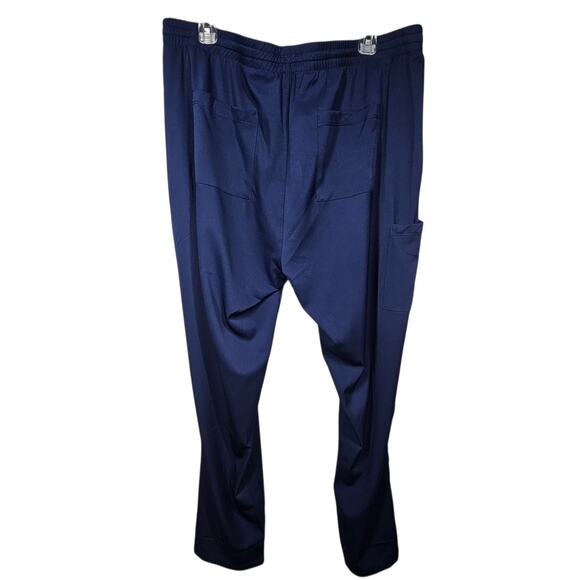 HH by Healing Hands Men's Ryan Zip Fly Slim Fit Scrub Pant in Navy Size XL NWT - Picture 7 of 13